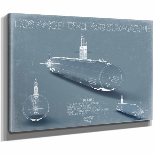 Bella Frye Home & Garden > Decor > Artwork Los Angeles California Vintage Map Wall Art - Bird's Eye View City Canvas Art