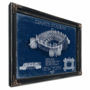 Bella Frye Home & Garden > Decor > Artwork Giants Stadium Wall Art - Original New York Giants Print