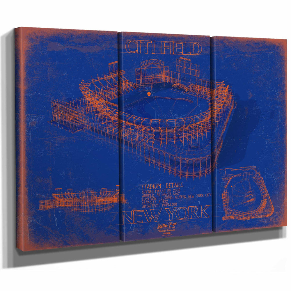 Bella Frye Home & Garden > Decor > Artwork Citi Field Wall Art - Original New York Mets Wall Art