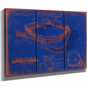 Bella Frye Home & Garden > Decor > Artwork Citi Field Wall Art - Original New York Mets Wall Art
