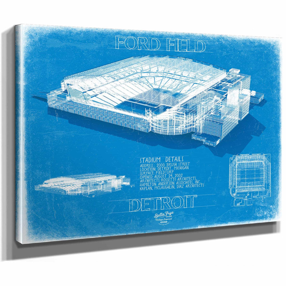 Bella Frye Home & Garden > Decor > Artwork Ford Field Wall Art - Detroit Lions Football Poster