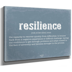 Bella Frye Home & Garden > Decor > Artwork Resilience Definition Wall Art - Gift for Resilience Dictionary Artwork