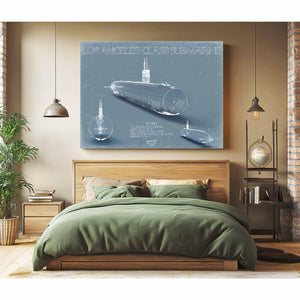 Bella Frye Home & Garden > Decor > Artwork Los Angeles California Vintage Map Wall Art - Bird's Eye View City Canvas Art