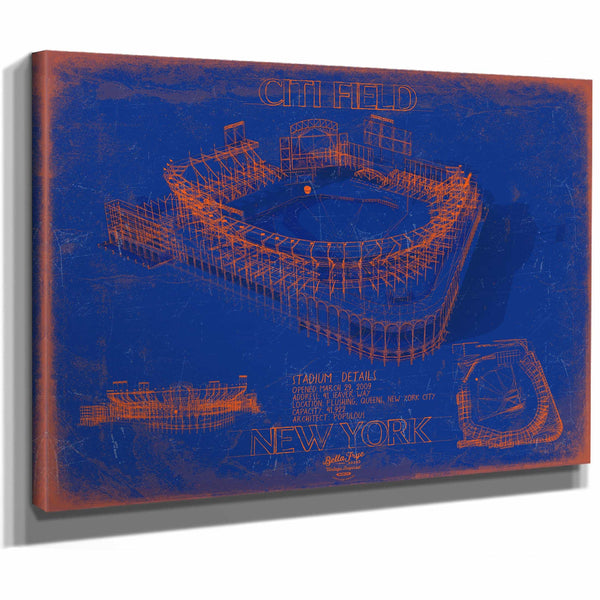 Bella Frye Home & Garden > Decor > Artwork Citi Field Wall Art - Original New York Mets Wall Art