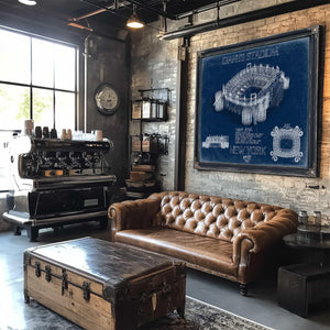 Bella Frye Home & Garden > Decor > Artwork Giants Stadium Wall Art - Original New York Giants Print