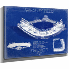 Bella Frye Home & Garden > Decor > Artwork Wrigley Field Wall Art - Original Chicago Cubs Baseball Print