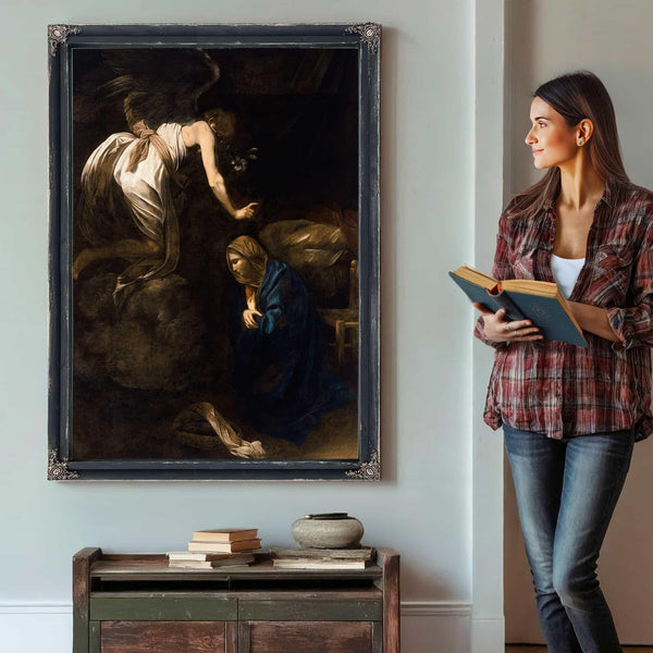Bella Frye Annunciation by Caravaggio | Museum Art Print