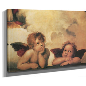 Bella Frye Cherubs Angel Canvas Art Print: Vintage Renaissance Wall Decor, Optional Frame