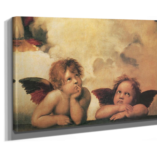 Bella Frye Cherubs Angel Canvas Art Print: Vintage Renaissance Wall Decor, Optional Frame