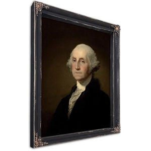 Bella Frye George Washington Portrait: Vintage Historical Art Print, Ornate Frame Optional