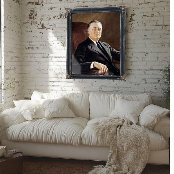 Bella Frye FDR Portrait: Vintage Historical Art Print - Framed, Unframed, or Canvas