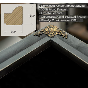 Bella Frye Benjamin Franklin Portrait: Vintage Historical Art Print, Ornate Frame Optional