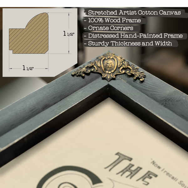 Bella Frye Framed Christmas Ball Art Print: E.A. Warren Victorian Decor