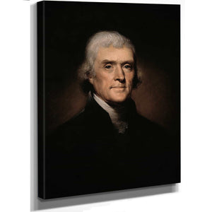 Bella Frye Thomas Jefferson Portrait: Vintage Historical Art Print, Framed or Canvas