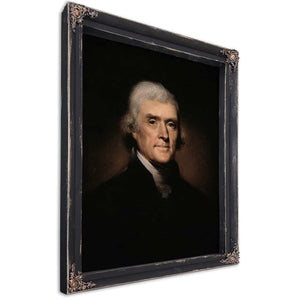 Bella Frye Thomas Jefferson Portrait: Vintage Historical Art Print, Framed or Canvas