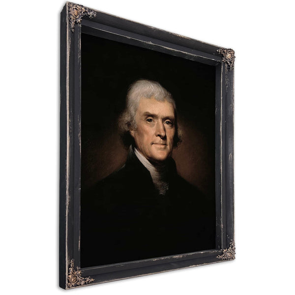 Bella Frye Thomas Jefferson Portrait: Vintage Historical Art Print, Framed or Canvas