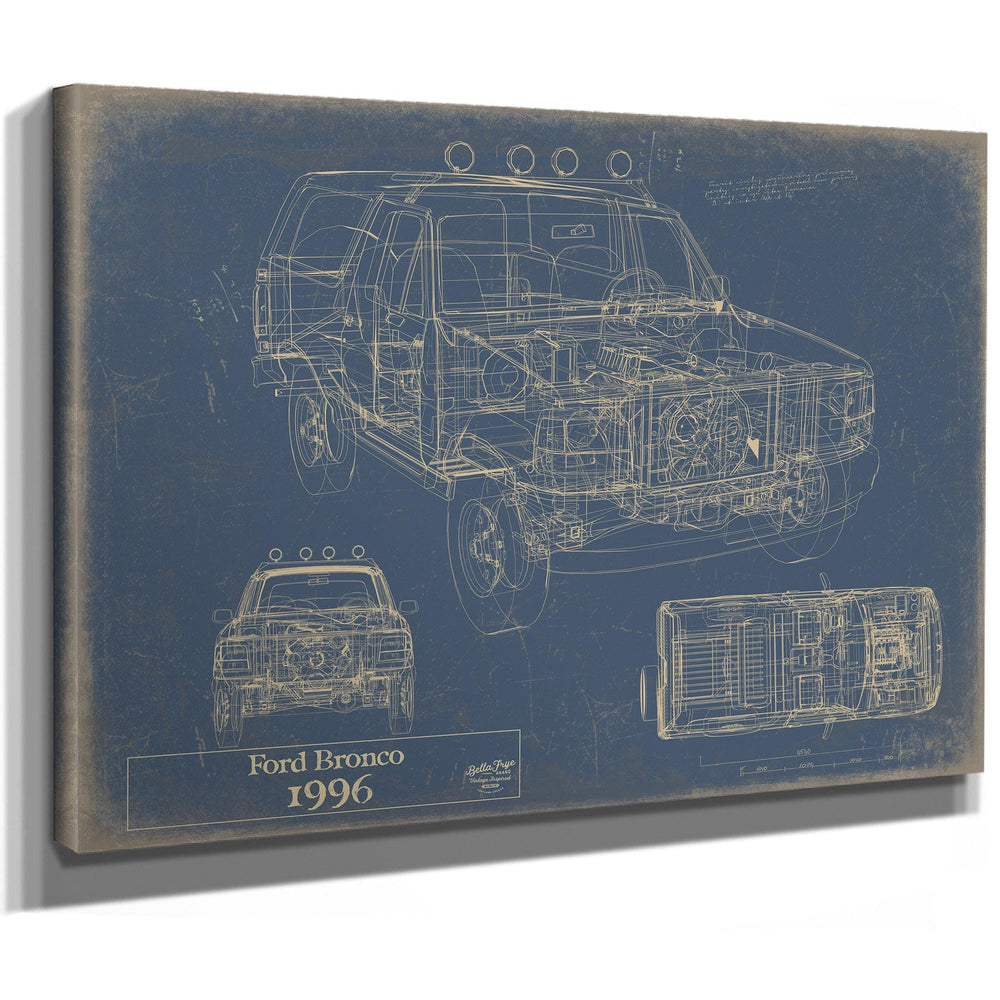 Bella Frye Vintage 1996 Ford Bronco Car Model Print