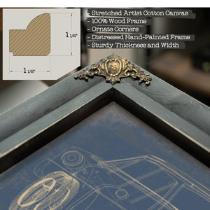 Bella Frye Vintage 1962 Ford Falcon Car Model Print