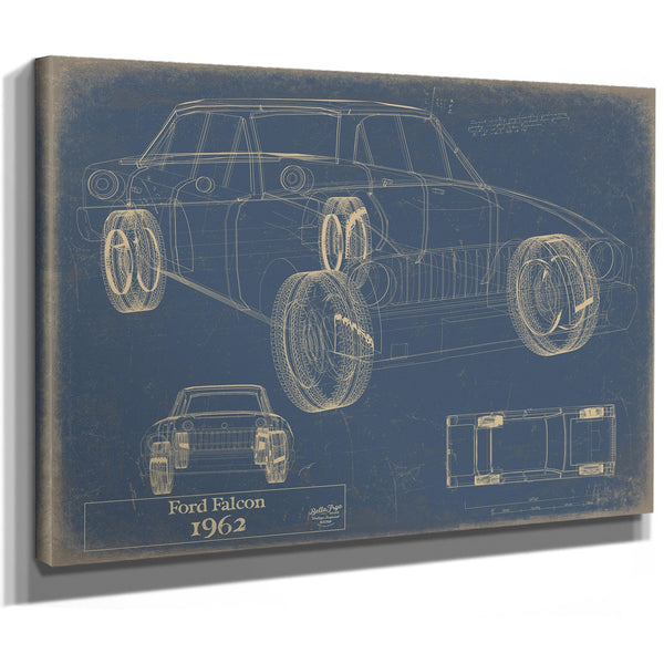 Bella Frye Vintage 1962 Ford Falcon Car Model Print