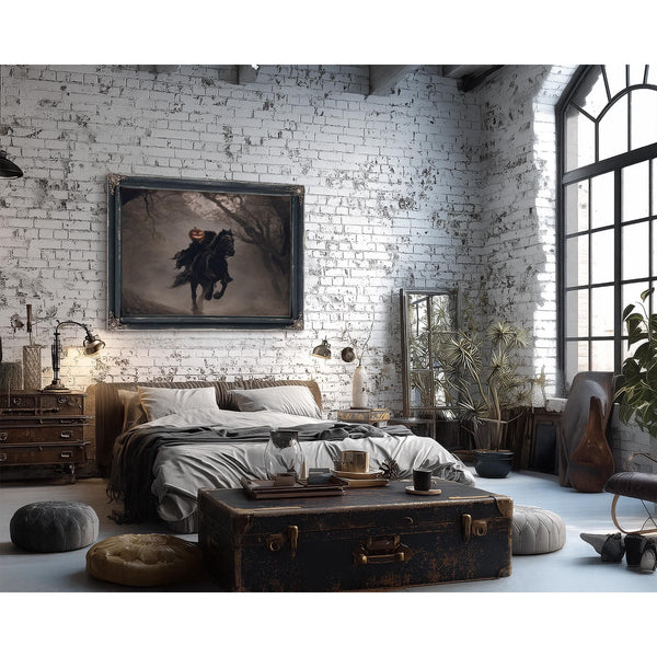 Bella Frye Headless Horseman of Sleepy Hollow Art Print — Optional Ornate Frame