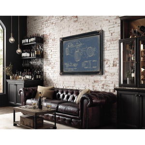 Bella Frye Vintage Cobra Daytona Coupe Mancave Blueprint Art