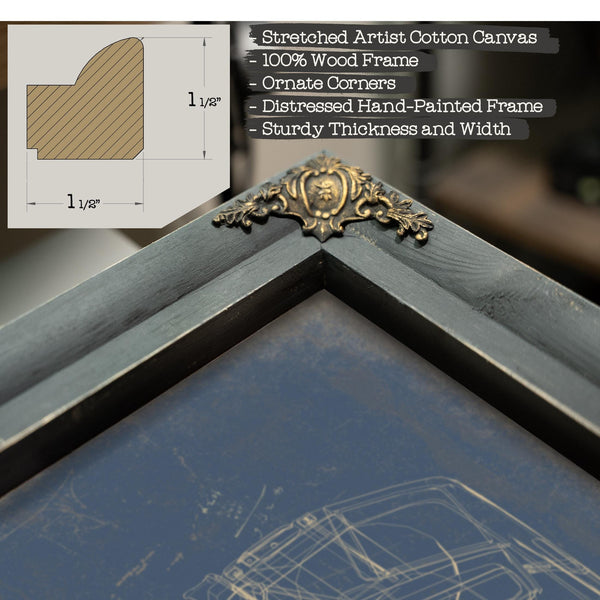 Bella Frye Vintage 1996 Ford Bronco Car Model Print