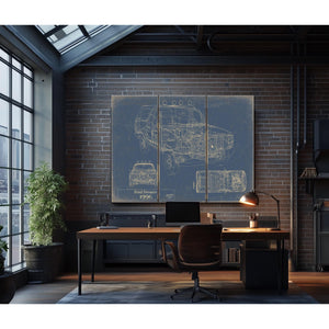 Bella Frye Vintage 1996 Ford Bronco Car Model Print