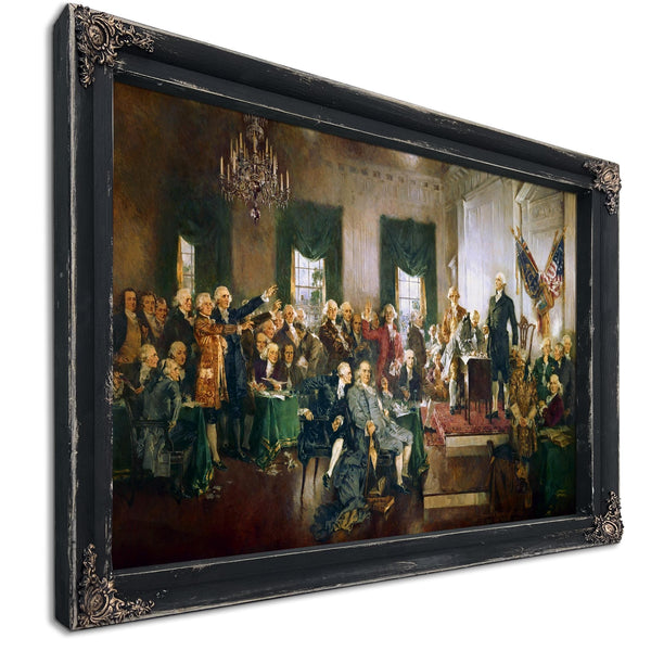 Bella Frye Declaration of Independence Art Print: Howard Chandler Christy Painting, Patriotic Wall Decor