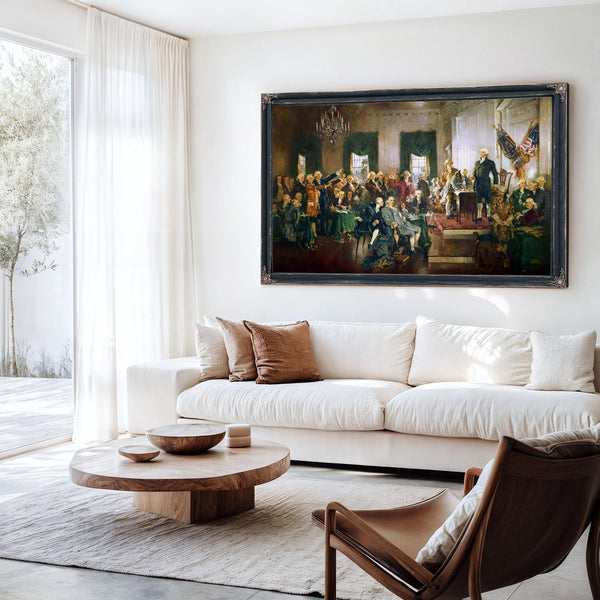 Bella Frye Declaration of Independence Art Print: Howard Chandler Christy Painting, Patriotic Wall Decor