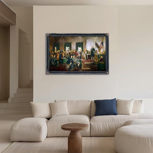 Bella Frye Declaration of Independence Art Print: Howard Chandler Christy Painting, Patriotic Wall Decor