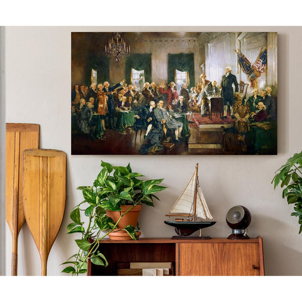 Bella Frye Declaration of Independence Art Print: Howard Chandler Christy Painting, Patriotic Wall Decor