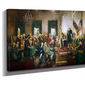 Bella Frye Declaration of Independence Art Print: Howard Chandler Christy Painting, Patriotic Wall Decor
