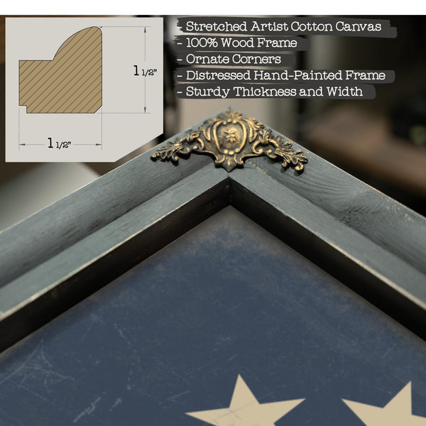 Bella Frye Declaration of Independence Print: 1776 Patriotic Wall Art, Canvas or Framed