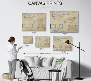 Bella Frye 1998 Truck Model Mancave Blueprint Art