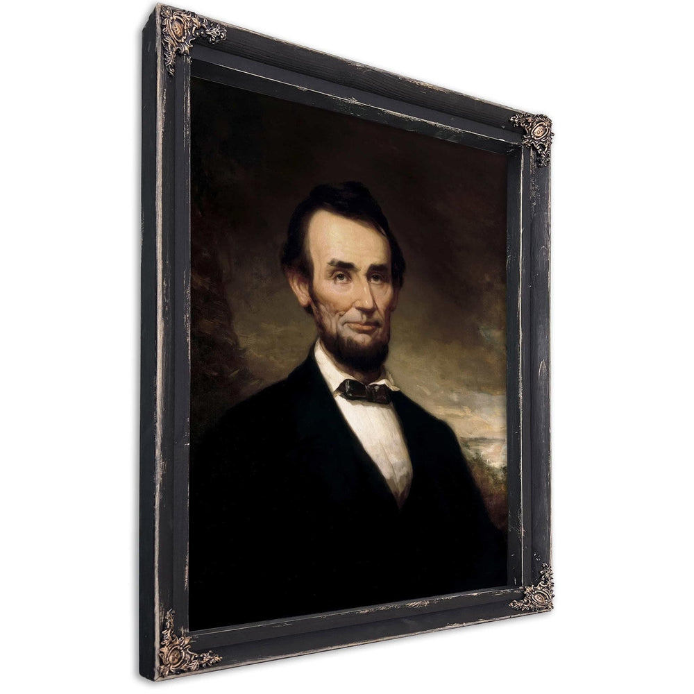 Bella Frye Abraham Lincoln Portrait: Vintage Historical Art Print, Ornate Frame Optional