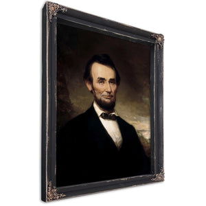 Bella Frye Abraham Lincoln Portrait: Vintage Historical Art Print, Ornate Frame Optional