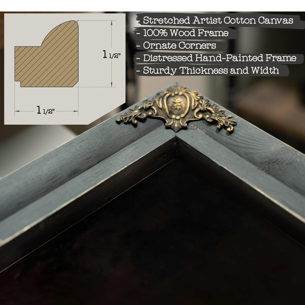 Bella Frye Abraham Lincoln Portrait: Vintage Historical Art Print, Ornate Frame Optional