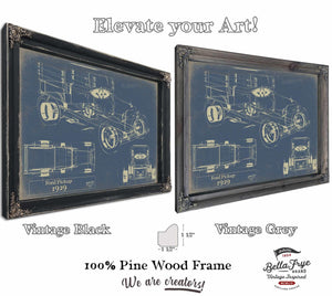 Bella Frye 1929 Ford Pickup, Truck Model Mancave Blueprint Art