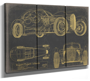 Bella Frye Antique Car Blueprint Art: Vintage Vehicle Patent Print