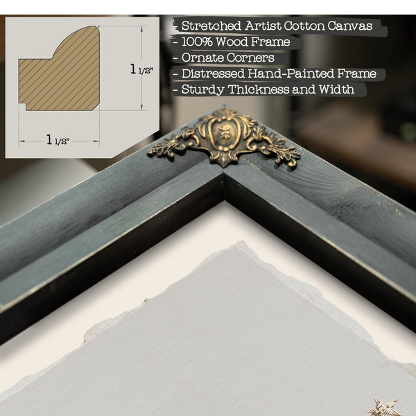 Bella Frye Watercolor Christmas Tree Art – Sheet Music Collage, Scandinavian Farmhouse Style