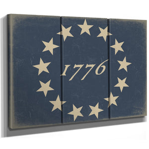 Bella Frye Declaration of Independence Print: 1776 Patriotic Wall Art, Canvas or Framed