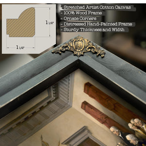 Bella Frye Declaration of Independence Print: Vintage Patriotic Wall Art, Founding Fathers