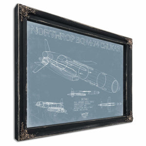 Bella Frye Home & Garden > Decor > Artwork BQM-74 Chukar Aircraft Blueprint Wall Art - Original UAV Print