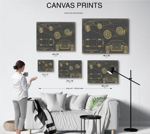 Bella Frye Vintage 1972 Camaro SS Car Art - Gifts for Guys - Original Vehicle Print