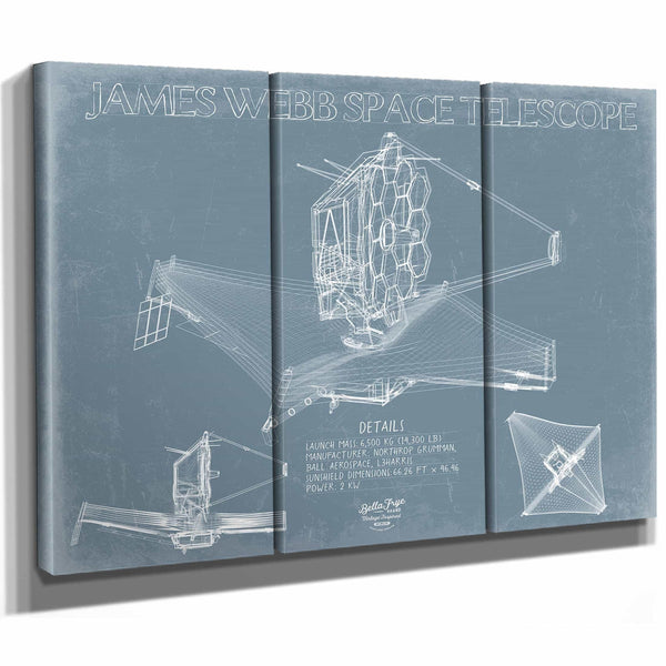 Bella Frye Home & Garden > Decor > Artwork James Web Space Telescope Art - Vintage Space Artwork
