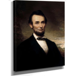 Bella Frye Abraham Lincoln Portrait: Vintage Historical Art Print, Ornate Frame Optional