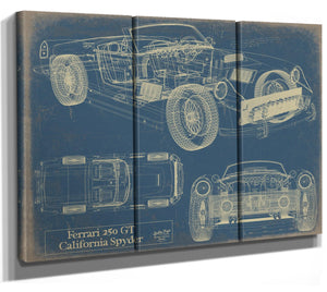 Bella Frye Vintage 1960s Car Art - Gifts for Guys - Original Vehicle Print