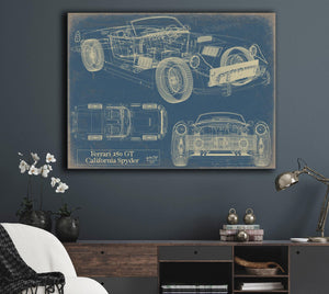 Bella Frye Vintage 1960s Car Art - Gifts for Guys - Original Vehicle Print