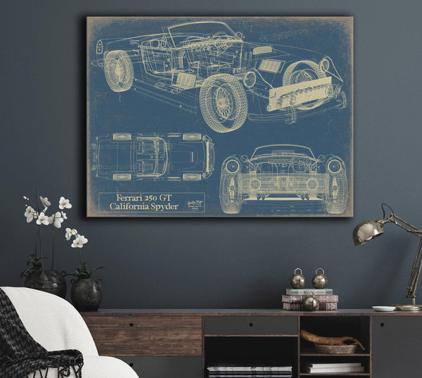 Bella Frye Vintage 1960s Car Art - Gifts for Guys - Original Vehicle Print