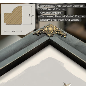 Bella Frye Neutral Sheet Music Christmas Tree – Minimalist Holiday Wall Art – Stretched Canvas or Ornate Frame, Rustic Modern Christmas Décor